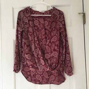 Lush Paisley Blouse